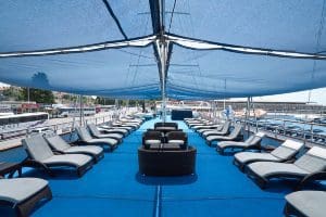 MS Paradis Croatia Cruise Ship Sun Deck