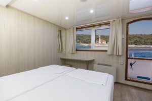 MS Cristal Deluxe Superior Croatia Cruise Ship main deck cabin