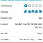 Info panel on product listings