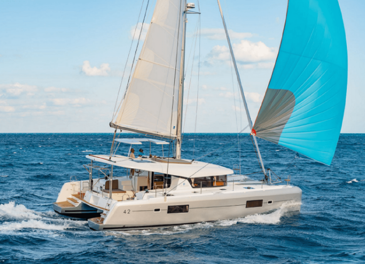 Lagoon 42 2017 sailing 1500w 1 DiscoverCroatia.com.au