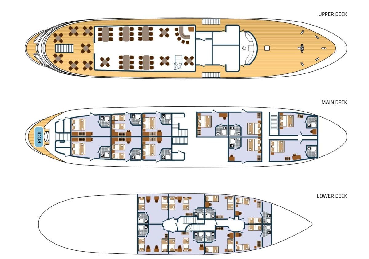 MS President Croatia Cruise Ship Deck Plan